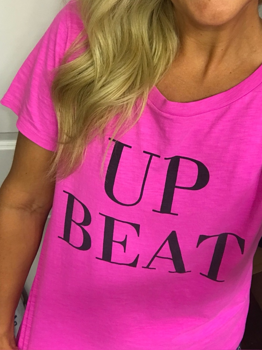 J. Crew Women’s 'Upbeat' Pink Graphic Tee